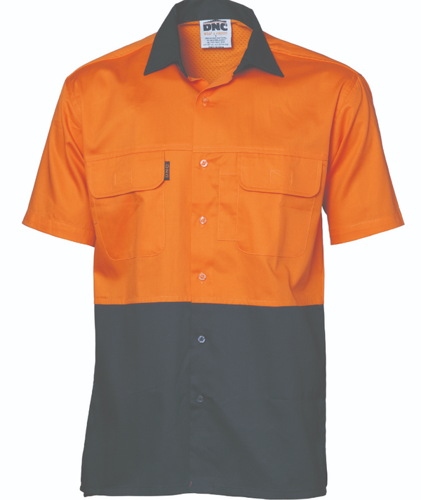 HiVis Three Way Cool-Breeze Cotton Short Sleeve