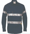 HiVis Cool-Breeze Cotton Long Sleeve With Generic Reflective Tape