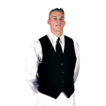 Mens Vest Black