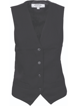 Ladies Black Vest