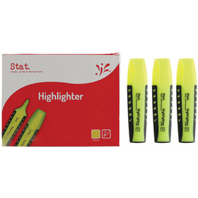Stat Highlighter – Yellow, Box of 10