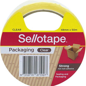 Sellotape Packaging Tape 48mm x 50m Hot-Melt Adhesive Clear