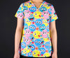 JB's Ladies Scrub Top Printed