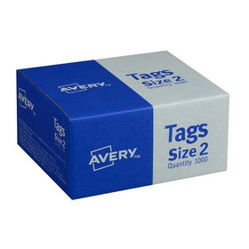 Avery Shipping Tags Size 2 Buff (Box of 1000)