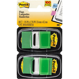 Post-It® Flags 680-GN2 Twin Pack Green 25x43mm (Pack of 2)