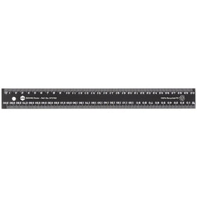 Marbig Enviro Ruler 30cm 100% Recycled Black