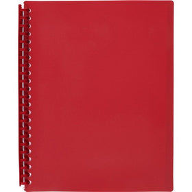 Marbig Display Book A4 Refillable 20 Pocket Red