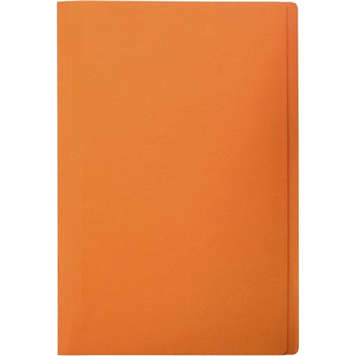 Marbig Manilla Folders Foolscap Orange Box Of 100