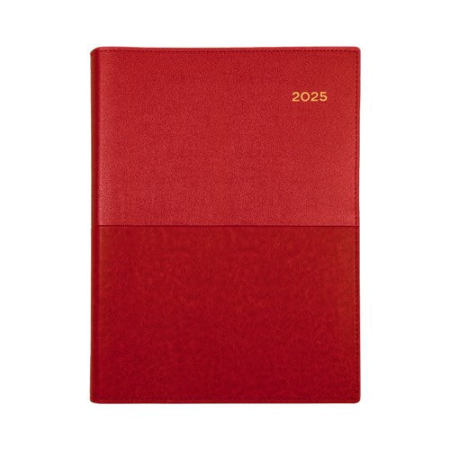Collins Vanessa Diary A4 Week To View Red