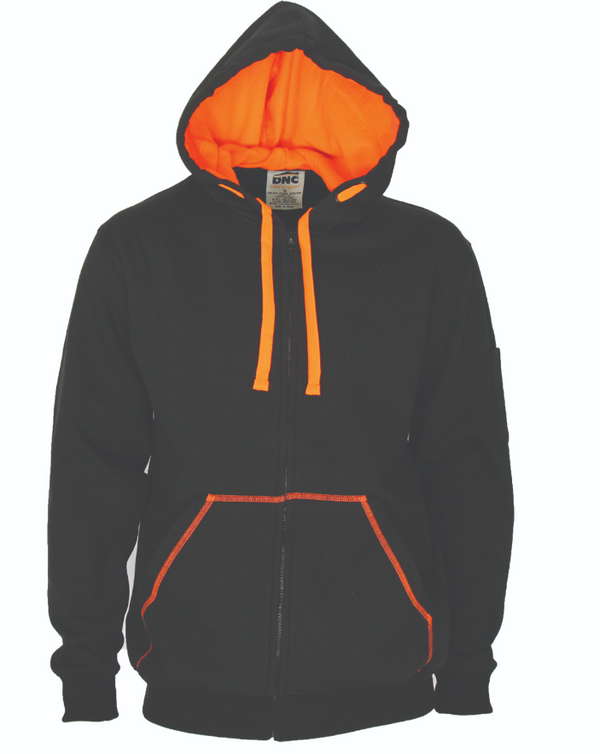 Full Zip Super Brushed Fleece Hoodie