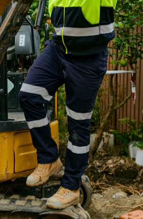 Taped Biomotion Stretch Cotton Drill Work Pants
