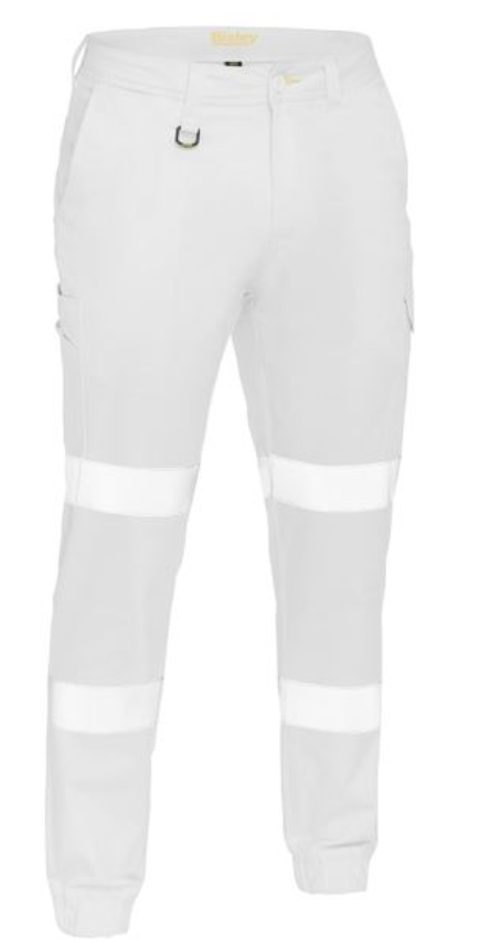 Taped Biomotion Stretch Cotton Drill Cargo Cuffed Pants