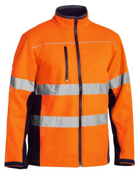 Taped Hi Vis Soft Shell Jacket