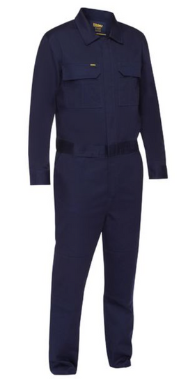Work Coverall With Waist Zip Opening
