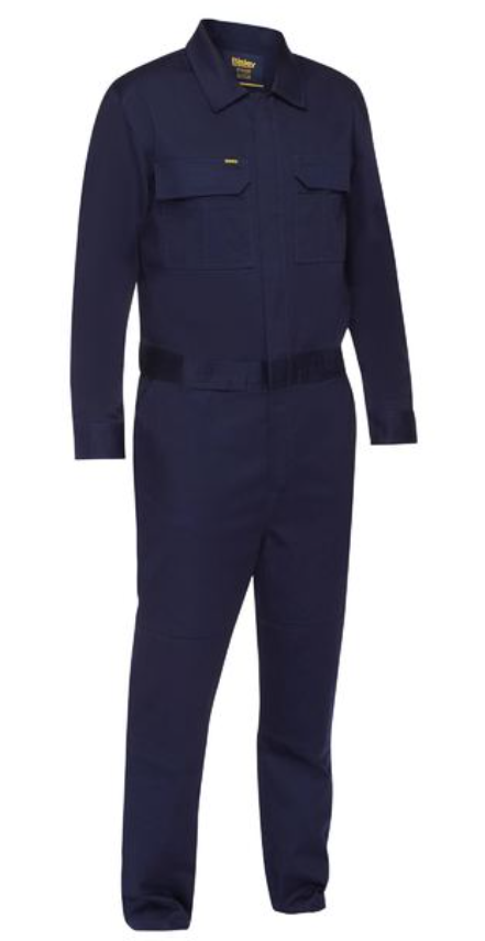 Work Coverall With Waist Zip Opening