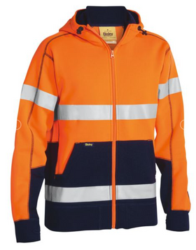 Taped Hi Vis Fleece Hoodie
