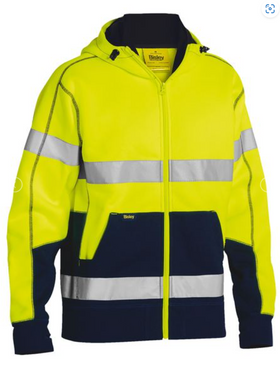 Taped Hi Vis Fleece Hoodie