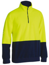 Hi Vis Polar Fleece Zip Pullover