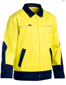 Hi Vis Drill Jacket With Liquid Repellent Finish