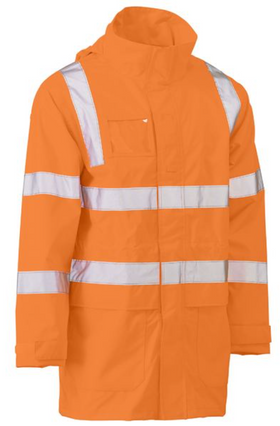 Taped Hi Vis Vic Rail Wet Weather Jacket