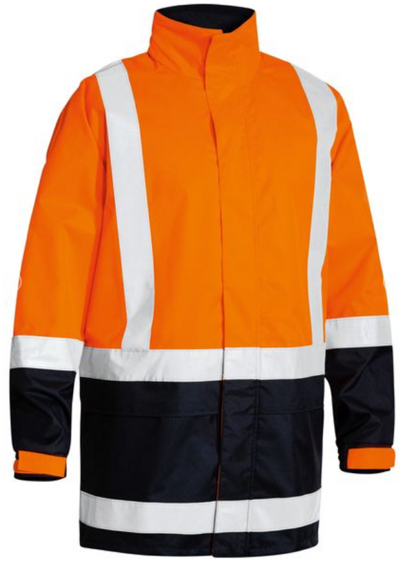 Taped Hi Vis Rain Shell Jacket