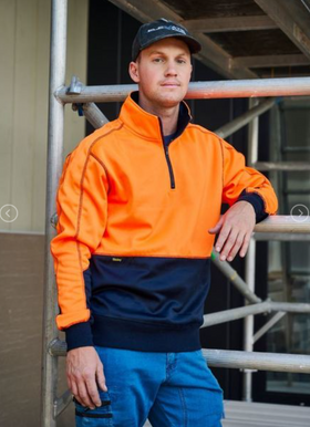 Hi Vis Fleece 1/4 Zip Pullover