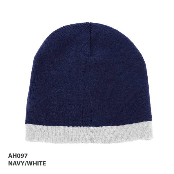 Acrylic Two-Tone Beanie
