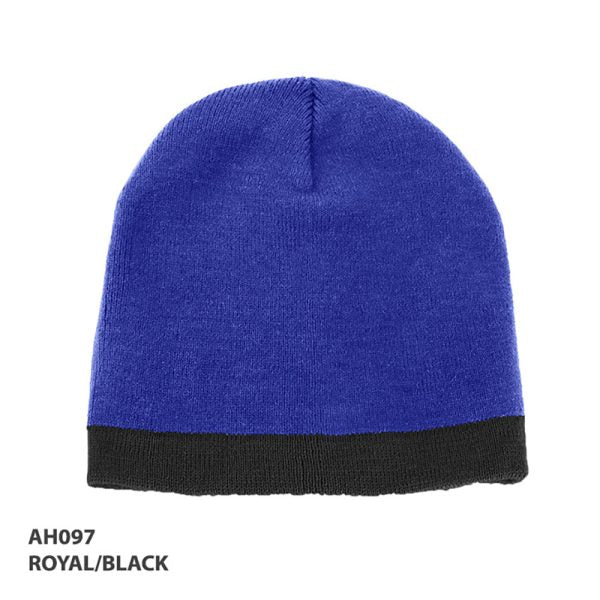 Acrylic Two-Tone Beanie