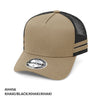 A-Frame Trucker Striped Trucker Hat