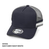 A-Frame Trucker Striped Trucker Hat