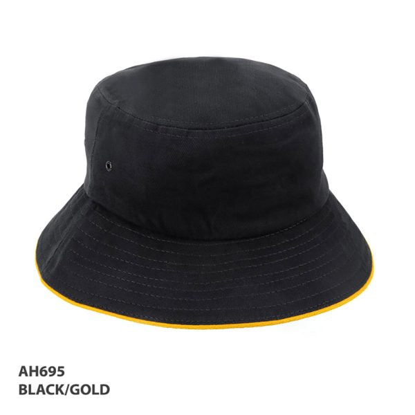 Bucket Hat with Sandwich