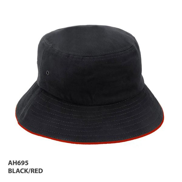 Bucket Hat with Sandwich
