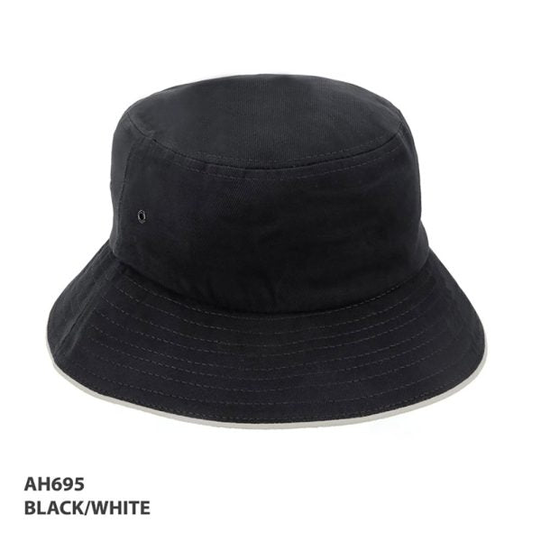 Bucket Hat with Sandwich