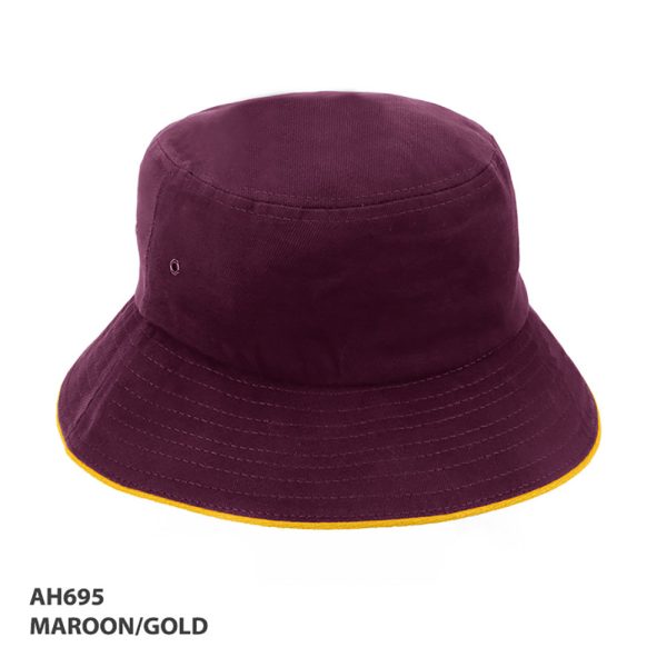 Bucket Hat with Sandwich