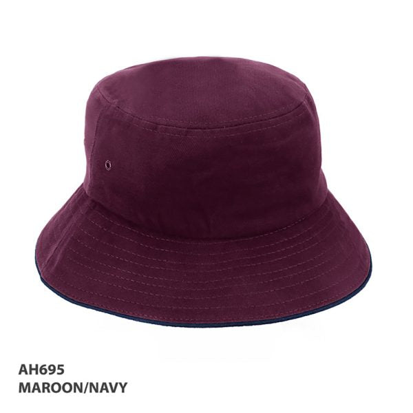 Bucket Hat with Sandwich