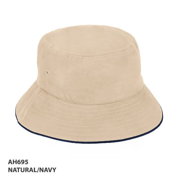 Bucket Hat with Sandwich