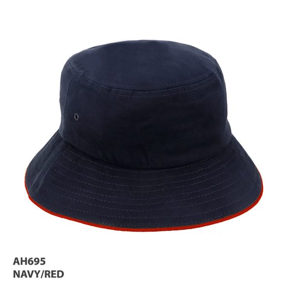 Bucket Hat with Sandwich