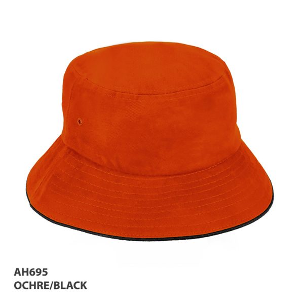 Bucket Hat with Sandwich