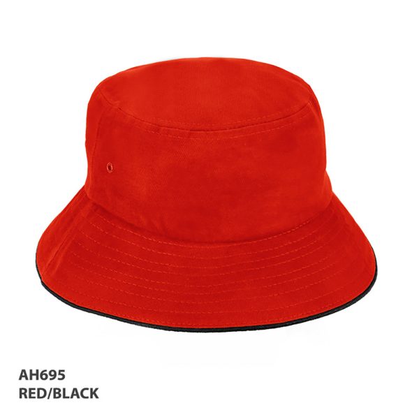 Bucket Hat with Sandwich