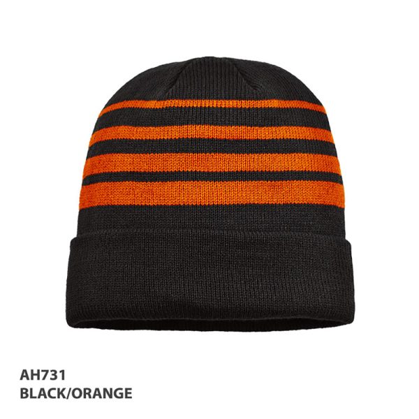 Acrylic Stripe Beanie