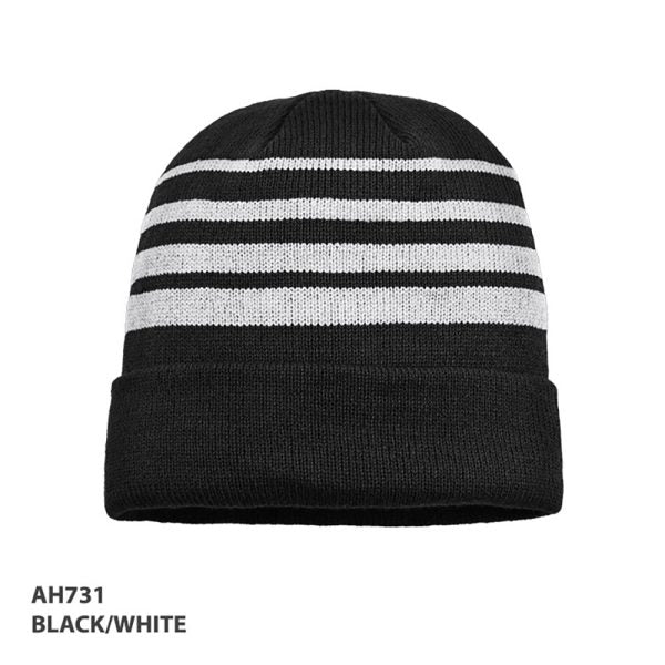 Acrylic Stripe Beanie