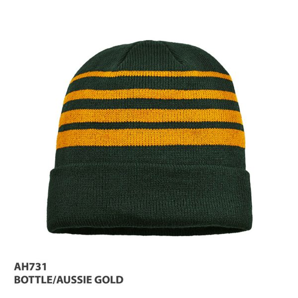 Acrylic Stripe Beanie