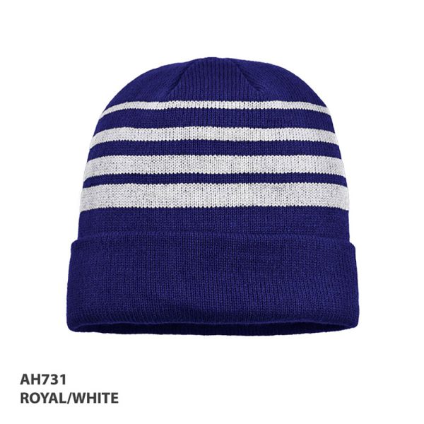 Acrylic Stripe Beanie