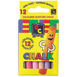 EC Chalk Pack – Assorted Colours, 12 per Pack (CC12)