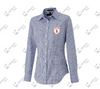 CSU Reddies Men's Classic Fit Long Sleeve Cotton Shirt – Navy & White