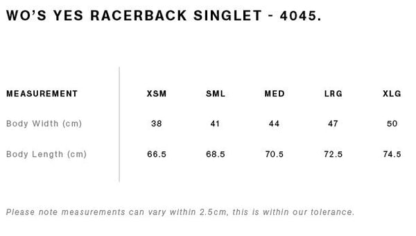 Zana Aerial Dance Racerback Singlet