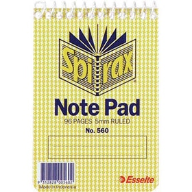 Spirax 560 Notebook – Top Bound, Spiral Bound, 96 Pages, 112 x 77mm