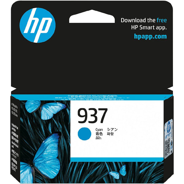 HP #937 Cyan Ink 4S6W5NA