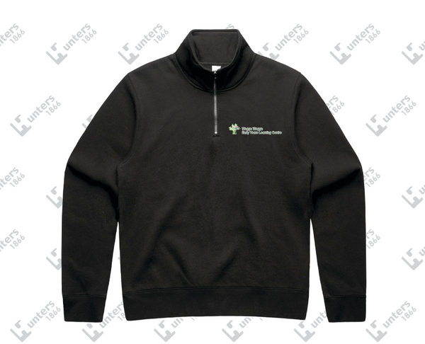 WWEYLC Women's Stencil Half Zip  BlK 4125