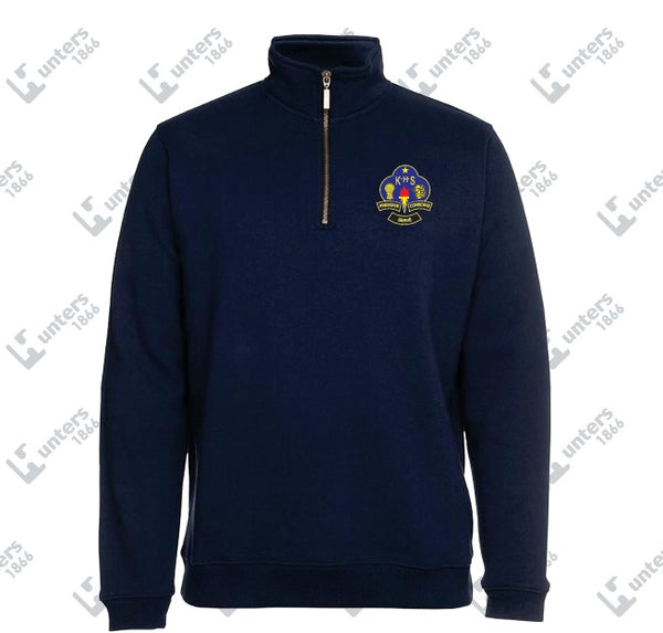 Kooringal High School Navy 1/2 Zip Sweater
